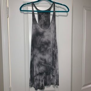Gray Tye-Dye Tank